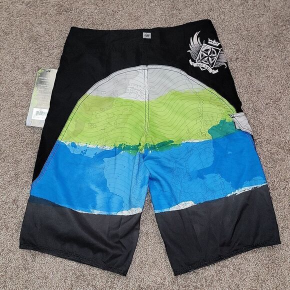Del☀️Sol Color Changing Boardshorts Catchin Rays n Carvin Waves Size 28 - Picture 4 of 6
